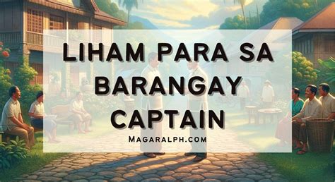 liham pasasalamat sa kapitan ng barangay|Liham para sa Barangay Captain (10 Halimbawa) — MagaralPH.